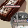 Solid Wood Bathroom Dresser Set - Floating Bathroom Dresser with Sink, Smart LED Anti-Fog Mirror Cabinet, Large Capacity Cabinet 2