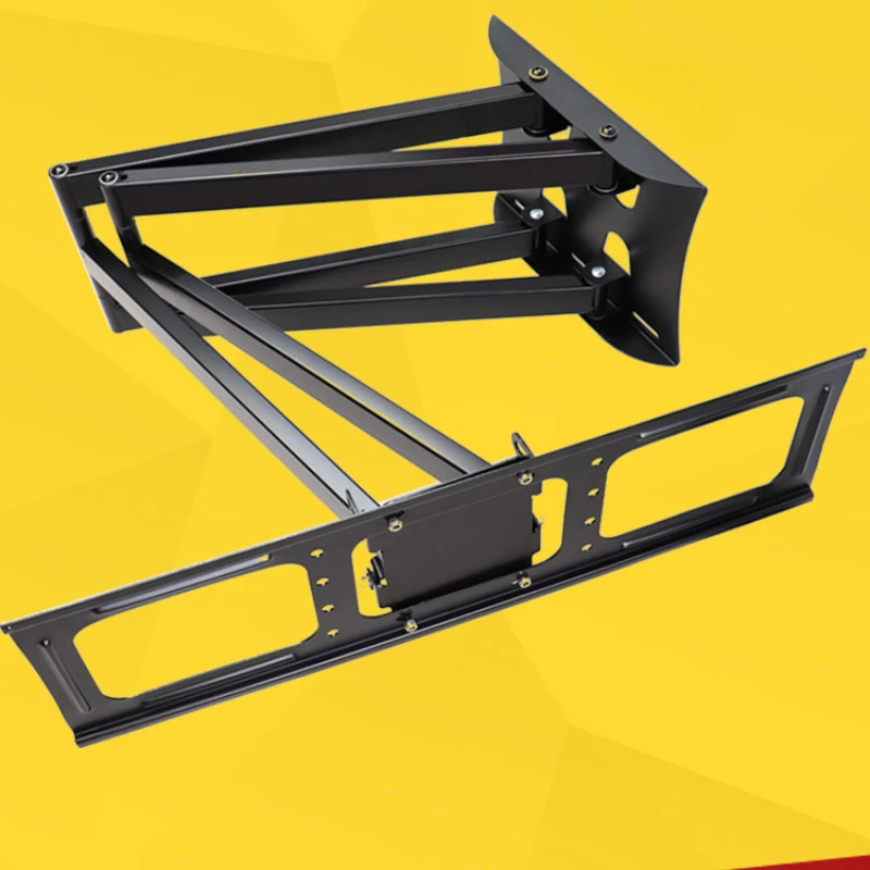 

TV hanger telescopic folding 90-degree rotation universal