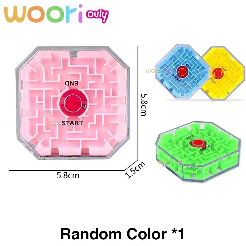 Cubo Labirinto 3D Con Pallina - Gioco Educativo, Puzzle Interattivo Per Sviluppare Logica E Pazienza, Perfetto Per Regali E Scuola