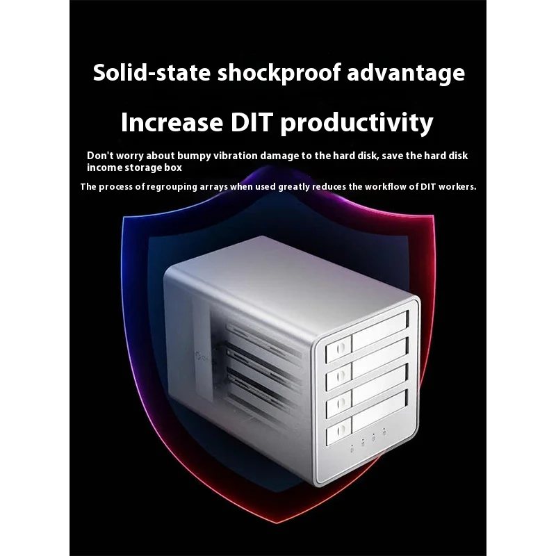 ORICO オールフラッシュ SSD RAID機能付きケース 8848RC3 ORICO 8848RC3/8858RC3 All-Flash SSD Enclosure with 40Gbps USB4