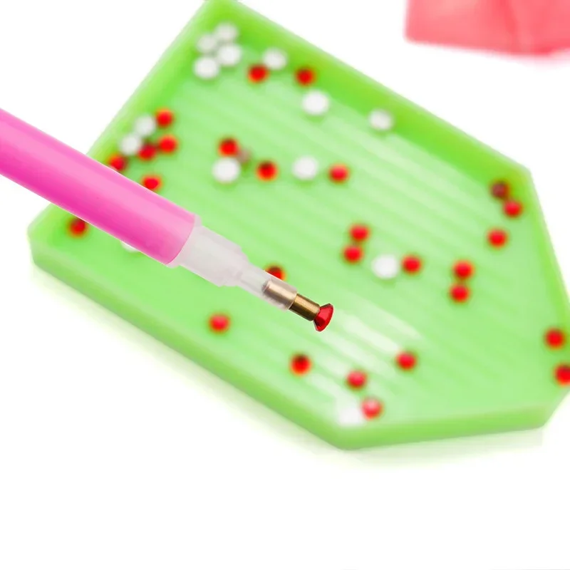 1 Set Nail Storage Box+Rhinestone Point Dotting Glue Pen Paste Sticker Diamond Mud Adhesive Clay Picker Nail Manicure Tool