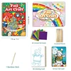 Kids Fun Foil Art Set Montessori Drawing Toy Animal Colouring Book Kindergarten DIY Crafts Creative Activity Toys Christmas Gift 6