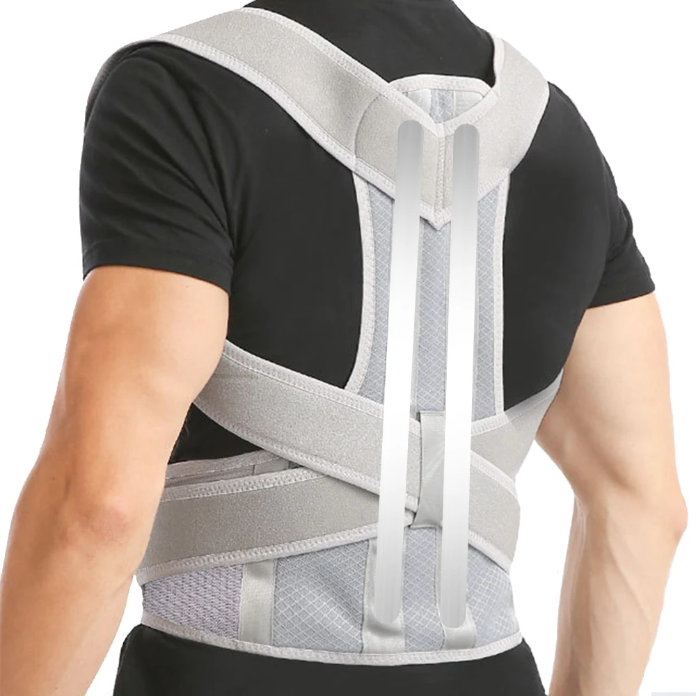 Unisex Scoliosis Posture Corrector Back Brace Belt Shoulder