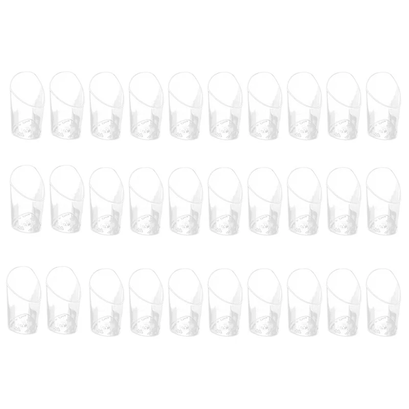 A08I 30Pcs 80Ml Mini Disposable Bevel Cake Cups Pudding Jelly Mousse Cup Appetizer Bowl For Home Dessert Shop Food Container