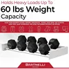 Bartnelli Wall Mounted Laundry Drying Rack for Clothes | with Patented Foldable Design for Maximum Space-Saving Efficiency 5
