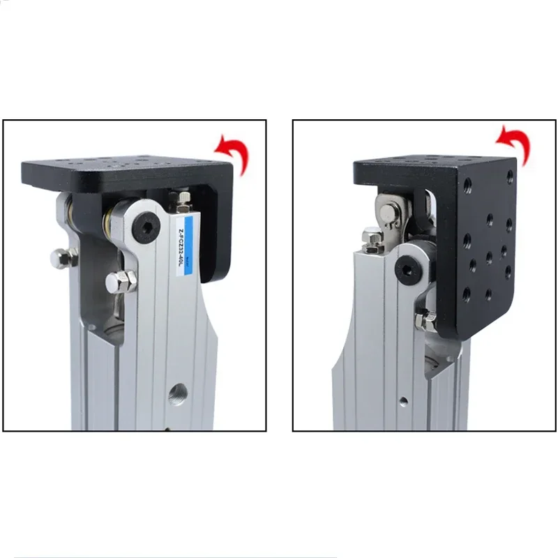 オレンジ】Pneumatic side pose hinge turning cylinder Manipulator