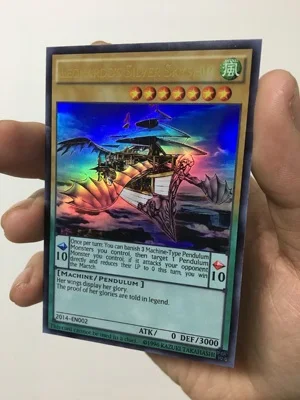 

Специальная продукция Yu-Gi-Oh своими руками, призовая карточка Всемирный съезд 2014, Серебряный Скай Леонардо