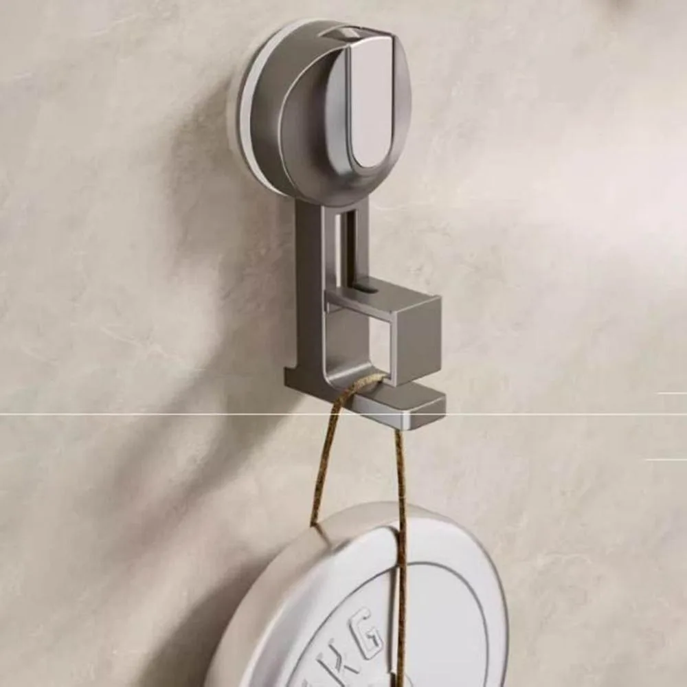 Plastic Washbasin Storage Rack Traceless Rotating Hole-Free Basin Hook Space Saving Waterproof Washbasin Hook Bathroom