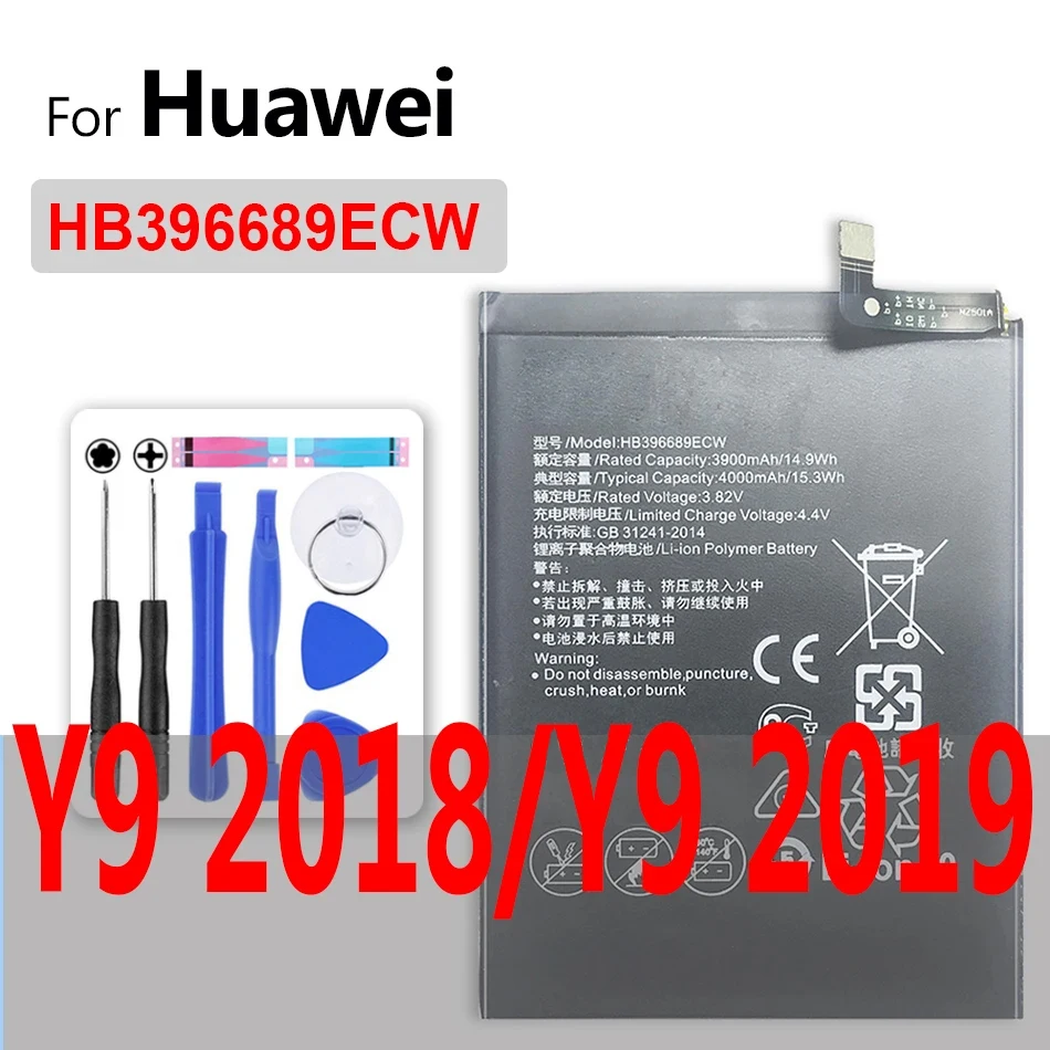 Batteria Hb405979Ecw Per Huawei Y5 Y6 Ii Y7 Y9 (Lite Prime Pro 2017 2018 2019)/Dra-L01 L02 L21 L22 L23 Dra Lx1 Lx2 Lx3 Lx5