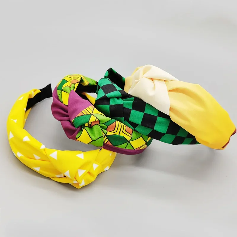 Bundle Hair Cross Knot Headband Kochou Shinobu Nezuko Tsuyuri Kanao Surrounding Korean Wave Hair Accessories