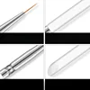New 3Pcs Thin Stripe Line Nail Art Liner Painted Brush Drawing Pen DIY UV Gel Tips French Supplies Design Manicure Pinceau 4