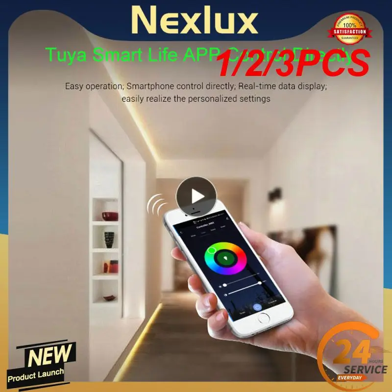 

1/2/3PCS WiFi 5 in 1 LED Controller Tuya Alexa Home Voice Control RGB RGBW CCT Led Strip Dimmer Blue tooth APP RF Remote