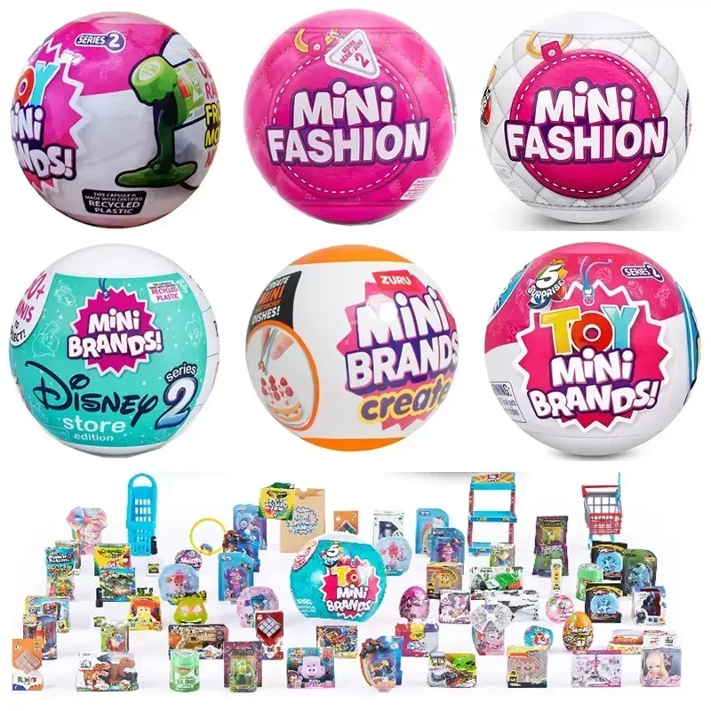 ZuruToy Surprise Balls Mini Brands Doll Toys Mistery Box Miniature