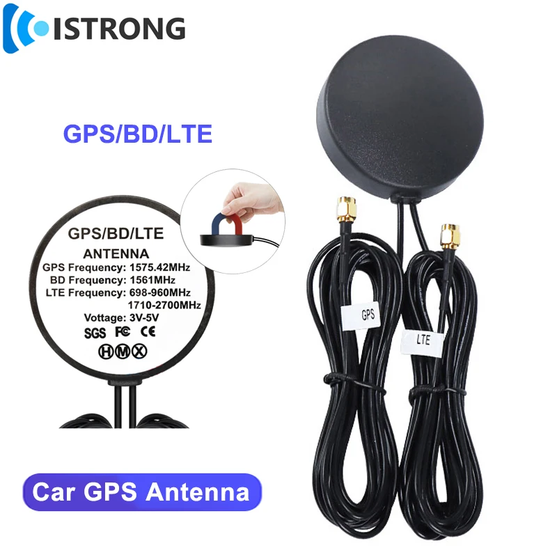 

GPS/BD/LTE Car Antenna 5/28dbi Amplifier Outdoor GPS Receiver Position Signal Booster 4G Navigator Antenna Adapter SMA Male