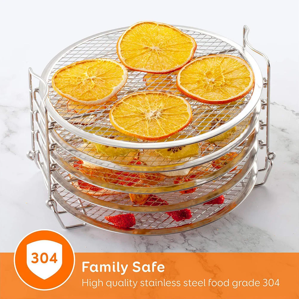 Layers Dehydrator Rack Air Fryer Cooker Rack Compatible with Ninja Grill 6.5 Quarts and Quarts (Assorted Color)