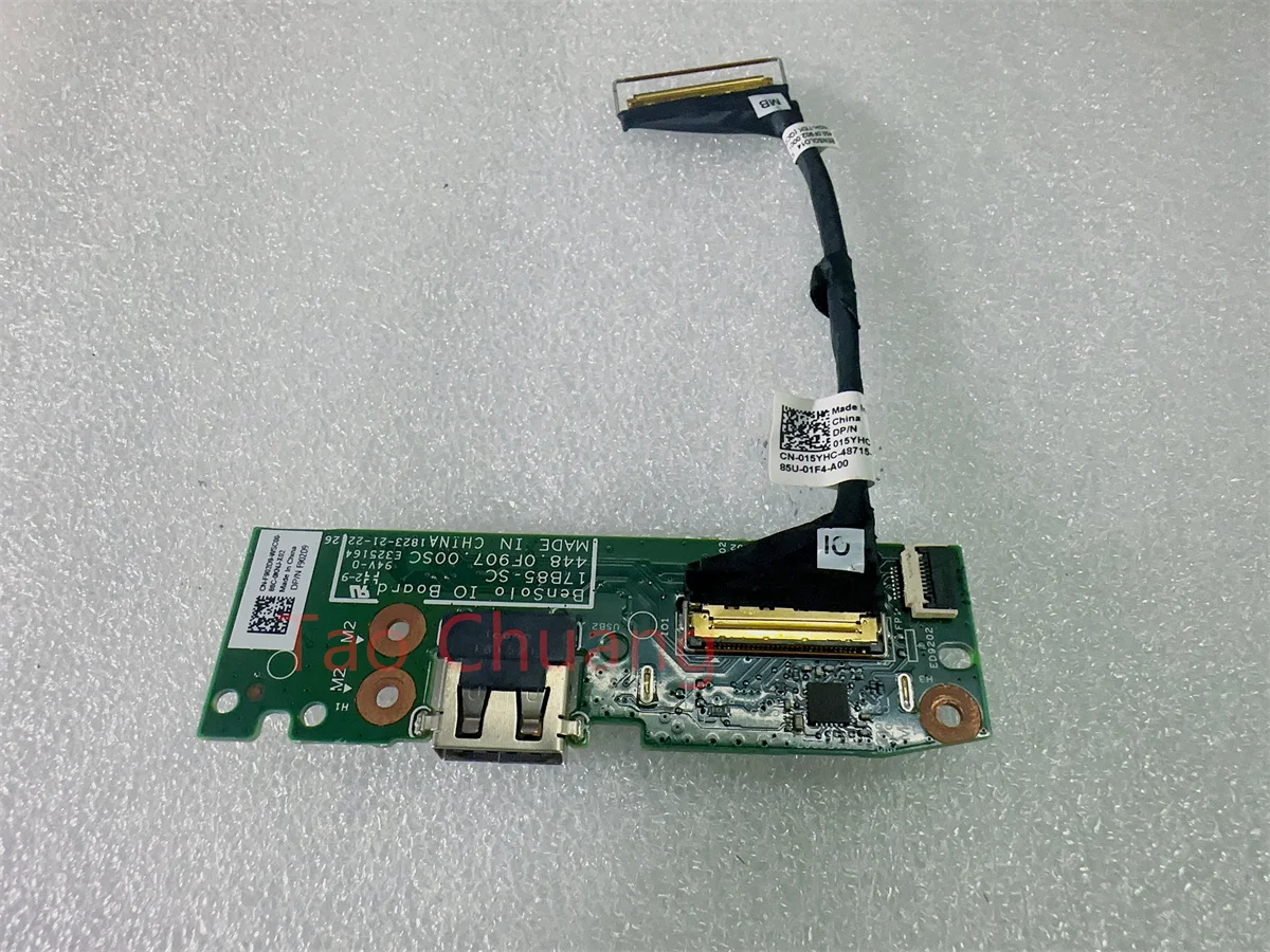 para Dell Inspiron 14 5482 2-em1 Placa Usb Leitor de Cartão sd Placa de Botão de Energia 17b85-1 02y03w 015yhc