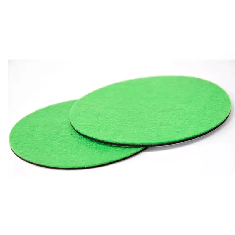 Air Hockey Felt Pad 10Pcs 94mm 100mm Round For Coin Game Machine Arcade Table Felt Pushers Bottom Replacement