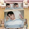 Wang Hedi Magazine Cover HD Poster Double 3PC Bedding Set Dylan Di Di Lifestyle Picture Photo Single Dormitory Student 2PC Knit 5