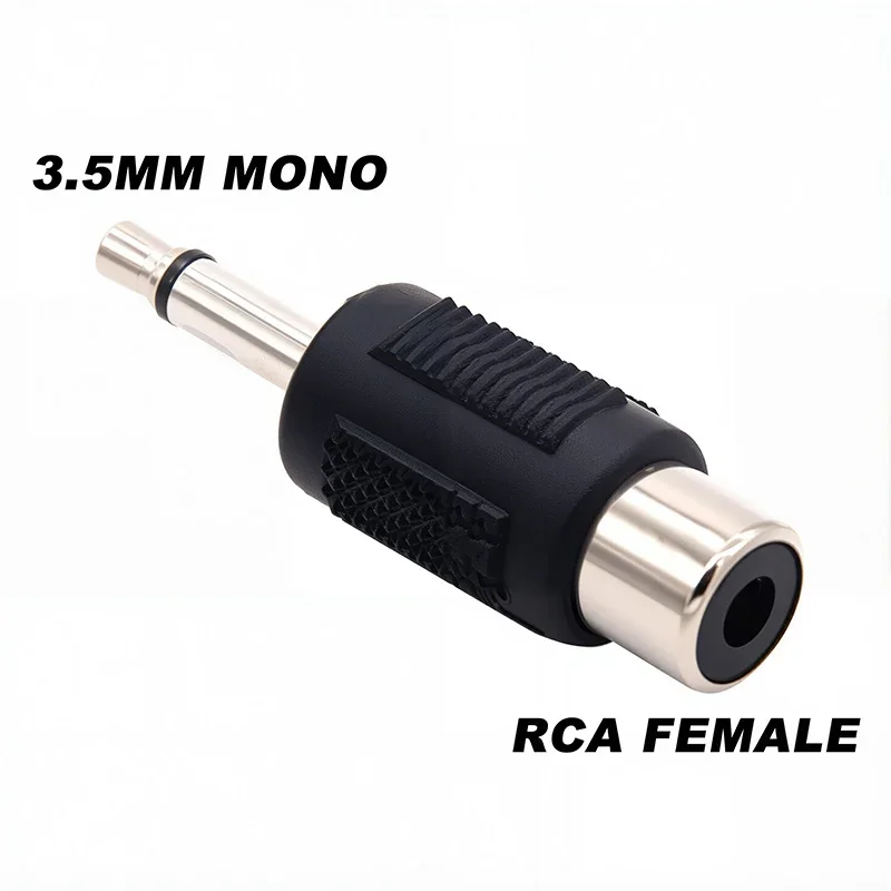5Pcs 6.5/6.35mm Mono Stereo Audio Adapter TS Interconnect 1/8" 1/4" Male Plug To RCA Female Jack Connector Converter_voghion.com