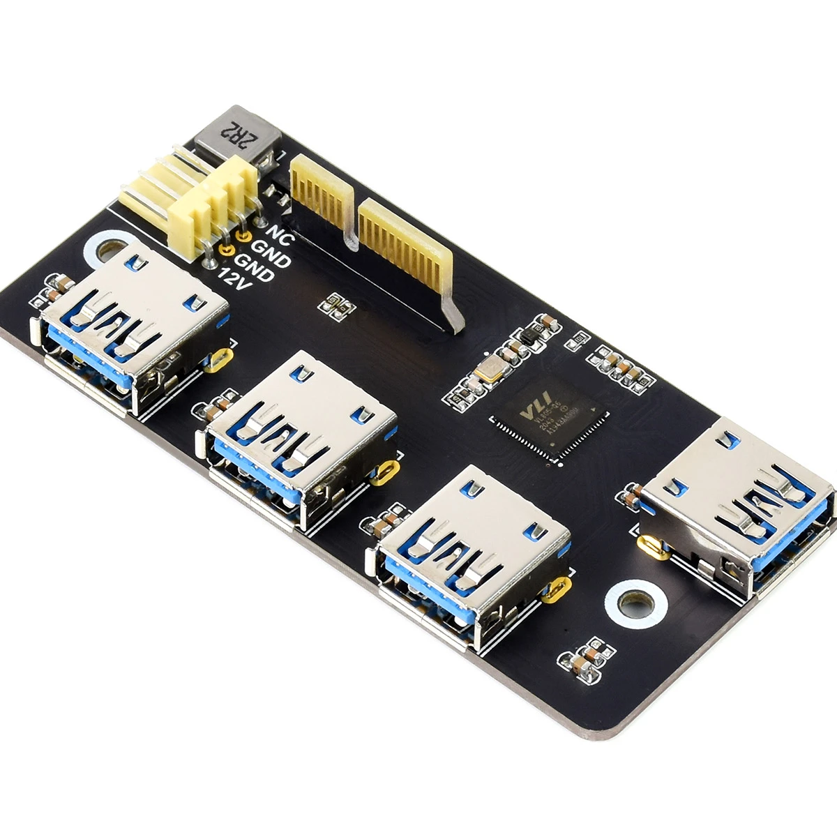 Waveshare Pcie To Usb 3.2 Gen1 Adapter, For Raspberry Pi Compute Module 4 Io Board, 4X Hs Usb
