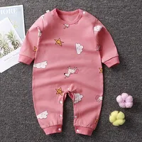 0-2 Age Baby Clothes Cartoon Long Sleeve Climbing Clothes Spring Autumn Newborn Underwear Jumpsuit Infantil Bodysuits Pajamas 5