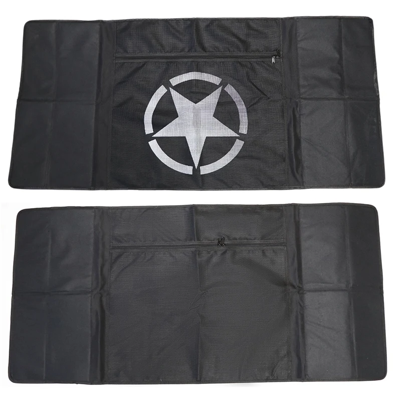 

NEW-Car Rear Trunk Curtain Cover Storage Bag Net For Suzuki Jimny JB74 2019 2020 Stowing Tidying