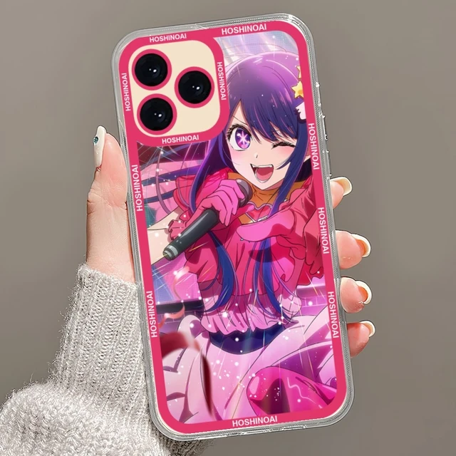 Cute Oshi No Ko Anime Ai Hoshino Phone Case for IPhone 15 14 13 12 Pro MAX  11 X XS Max XR SE2 8 7 15 Plus clear Soft Cover Coque - AliExpress