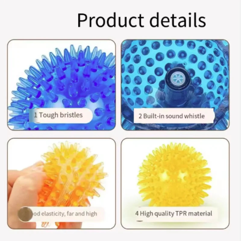Sounding Chew Ball For Dogs And Cats Tooth Cleaning Training Toy_voghion.com