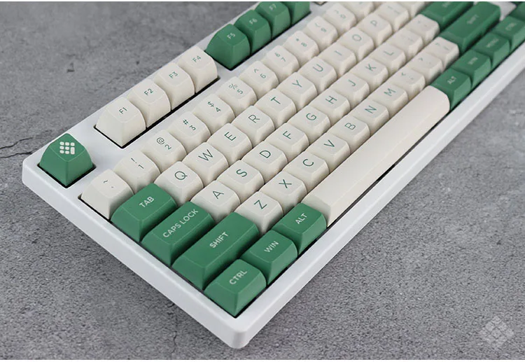 best keyboard for home office Winmix OSA PBT Keycaps Green camp Doubleshot Compatible With Mechanical Keyboard gaming computer keyboard