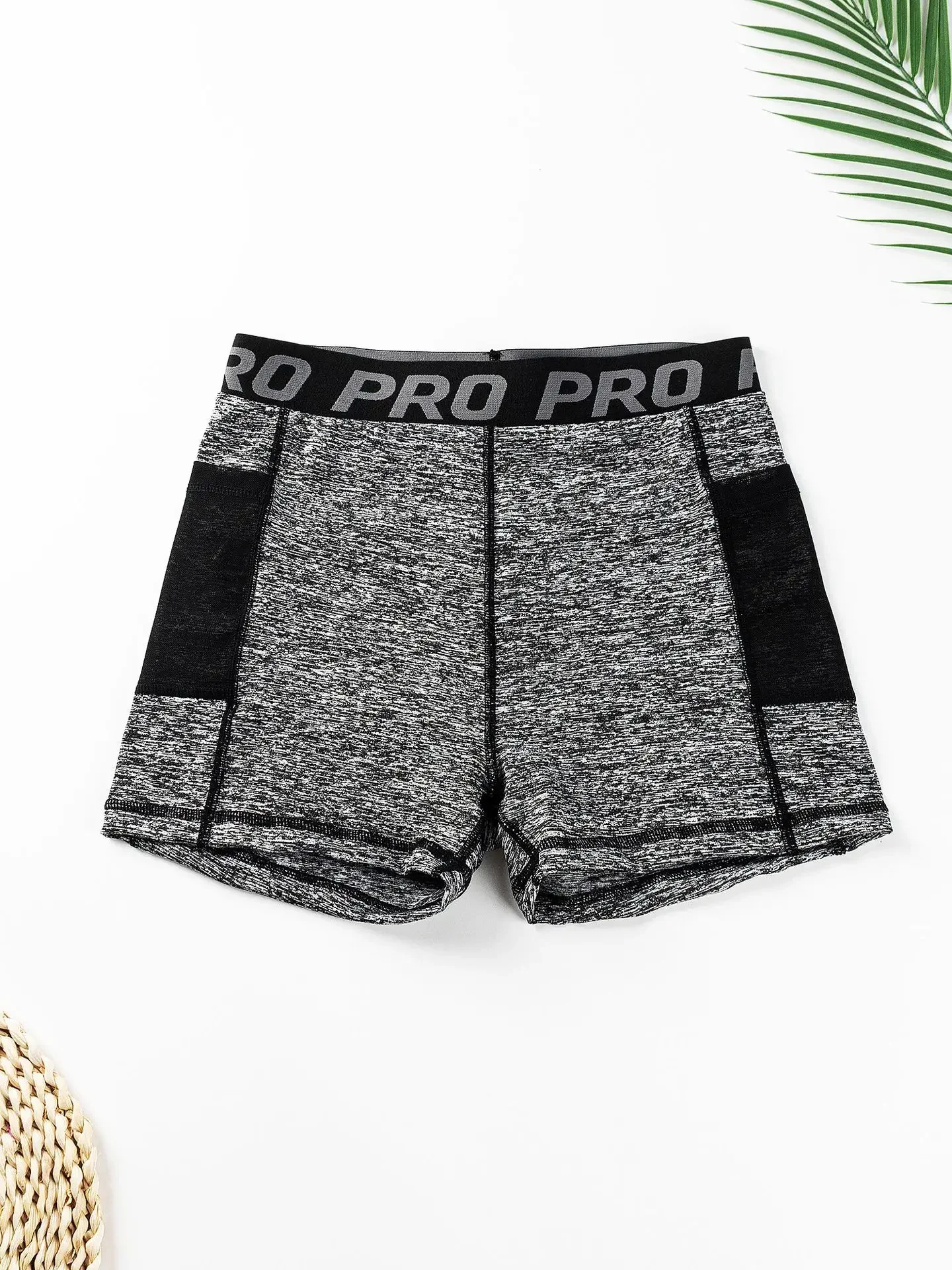 Summer Yoga Sports Workout Shorts Pants Female Mesh with Pocket Women's Shorts Gym Leggings Fitness Leggings for Women