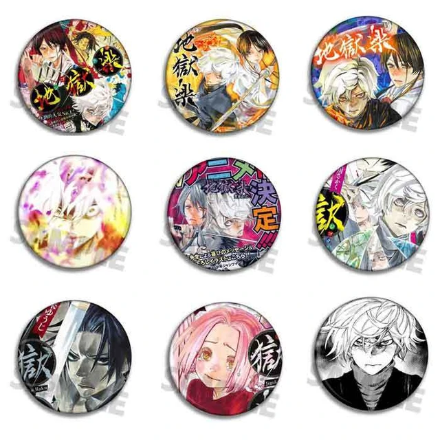 Hell's Paradise: Jigokuraku Badge Brooch Toy Gabimaru Cosplay Badge Pin  Anime Accessories Clothes Backpack Decoration for Gifts - AliExpress