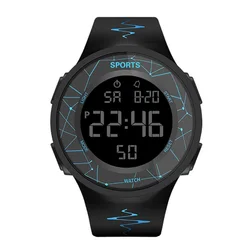 New Sports Luminous Electronic Watch LED Men Women Multifunctional Digital Wirstwatch Alarm Student Gift Watches Dropshipping