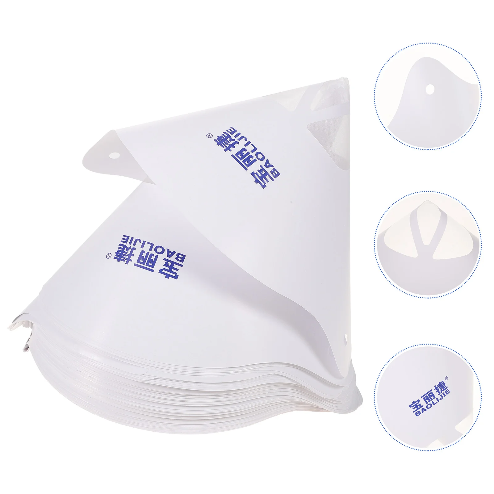 

50 Pcs Mesh Strainer Automobile Filter Paper Funnel Paint Surface Primer Conical