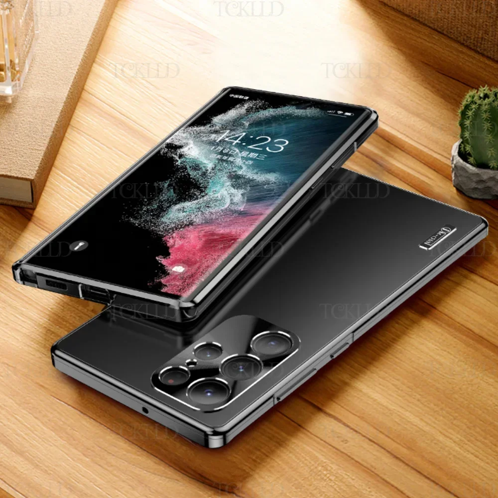 2025 Premium Metal Magnetic Ultra-Thin Protective Case - Full Camera Shield & Durable Aluminum Alloy Back Cover