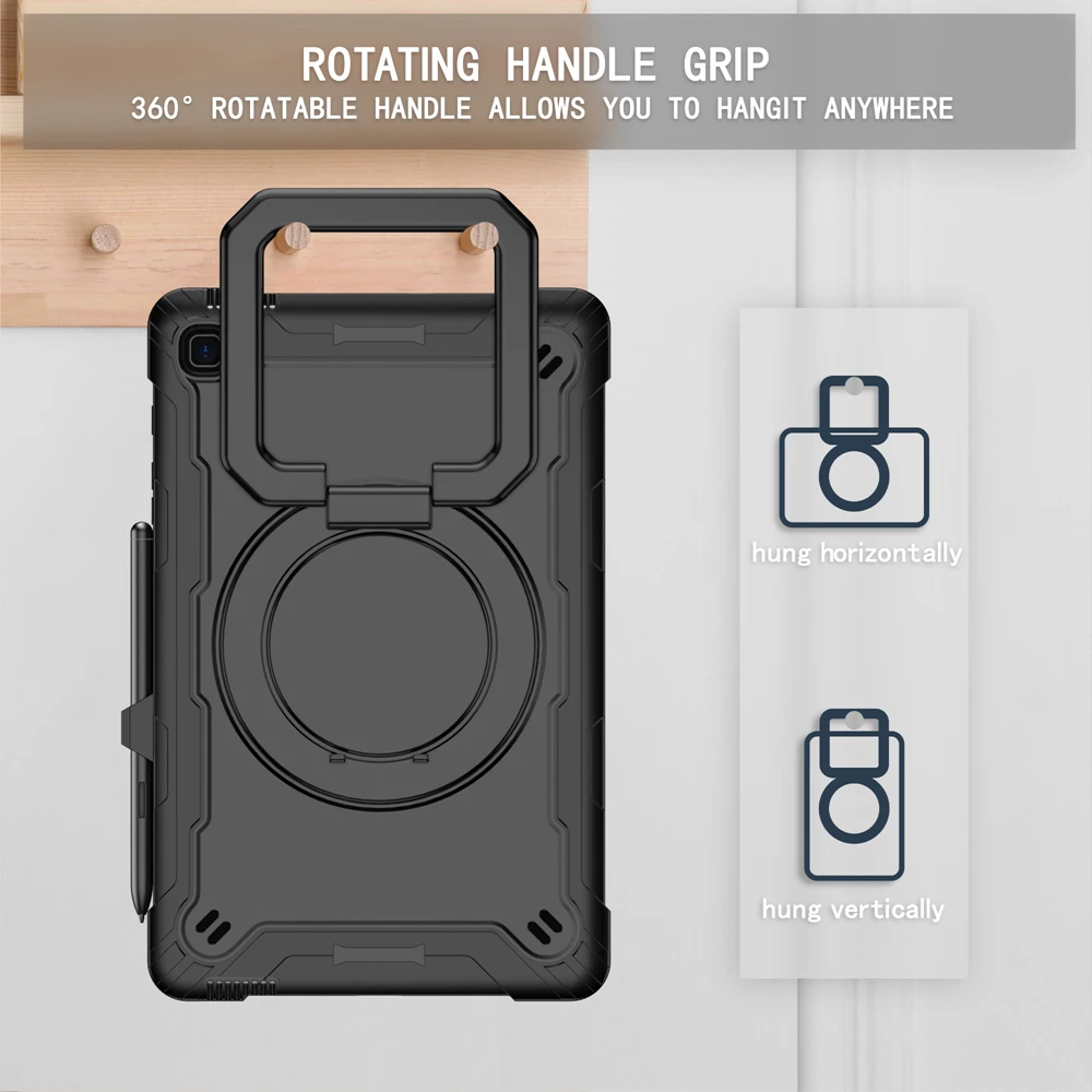 Kids Tablet Case with 360° Rotating Stand and Protective Shell