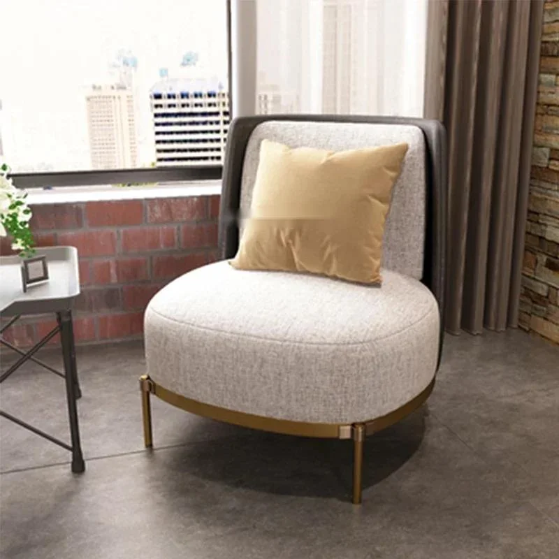 

Designer Space Saving Chairs Gold Legs Beige Adults Cheap Office Living Room Chairs Clear Cute Silla Plegable Indoor Supplies