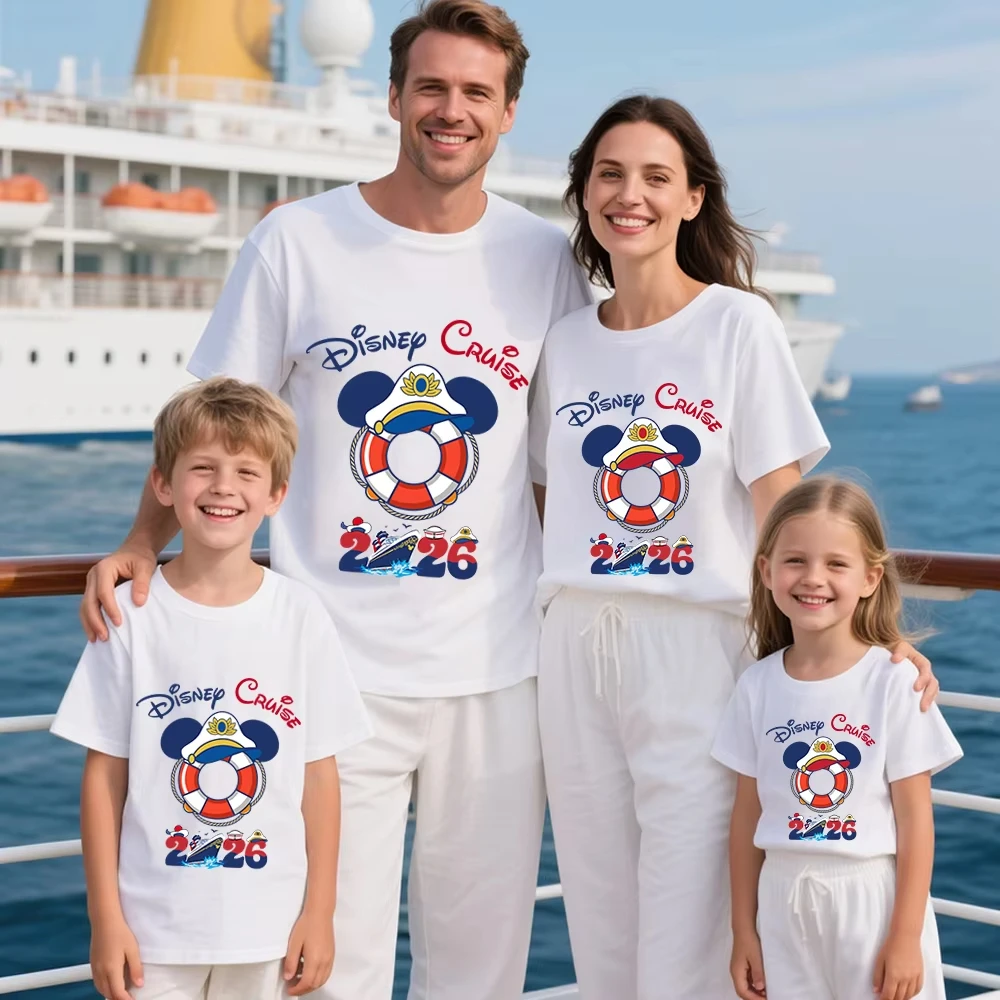 T-shirts Famille Disney Cruise 2026 - Souvenirs Magiques