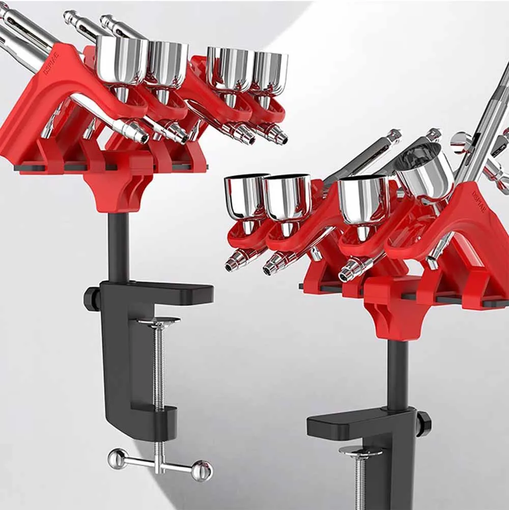 Wash-Free Airbrush with Marker Rack for Gundam Scale Model Painting Tools Quick Paint Change Hobby DIY Craft Tools