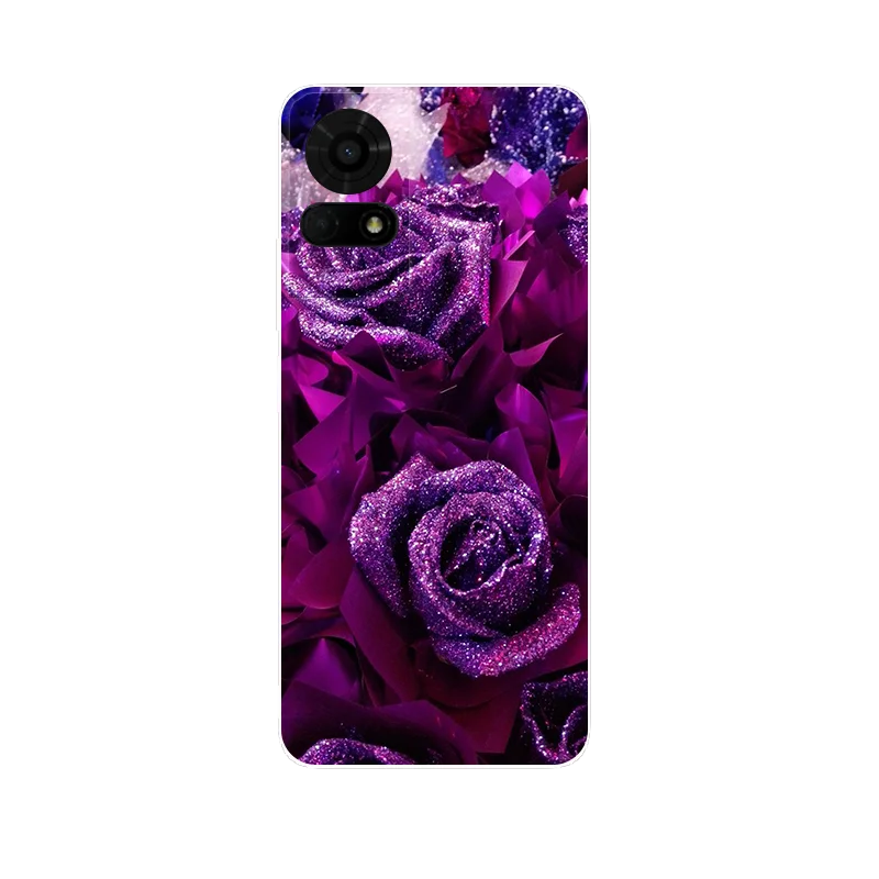 Cartoon Printed Soft TPU Silicone Back Cover - Bumper Case