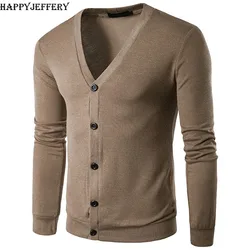 Mens Cardigans Sweater Men Cardigan with Buttons V Neck Sweaters Pullover Man Cardigans SW02