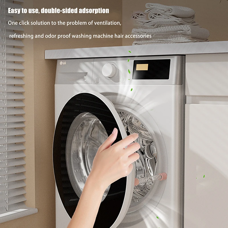 Washing machine door buckle, magnetic suction support rod, drum washing machine holder, ventilation clip, anti odor