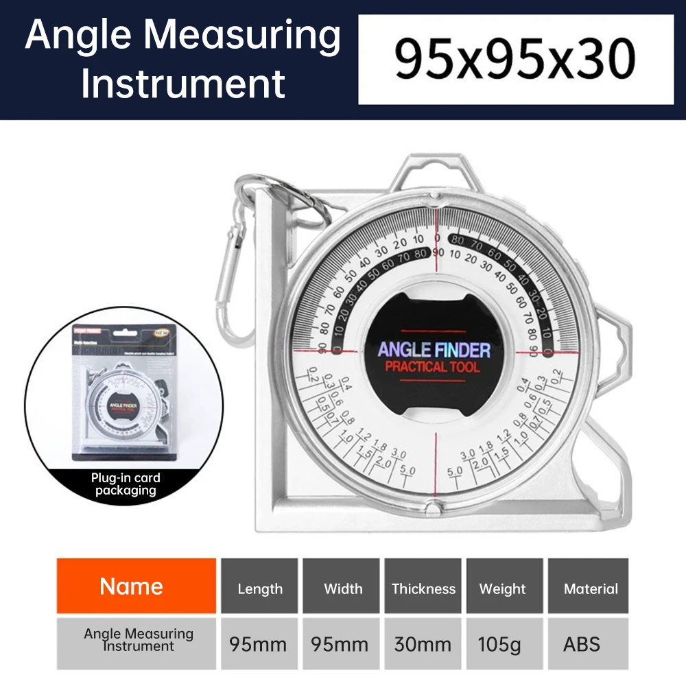 Magnetic Angle Finder Locator Mini Inclinometer Measurement Tool Protractor Tilt Level Meter