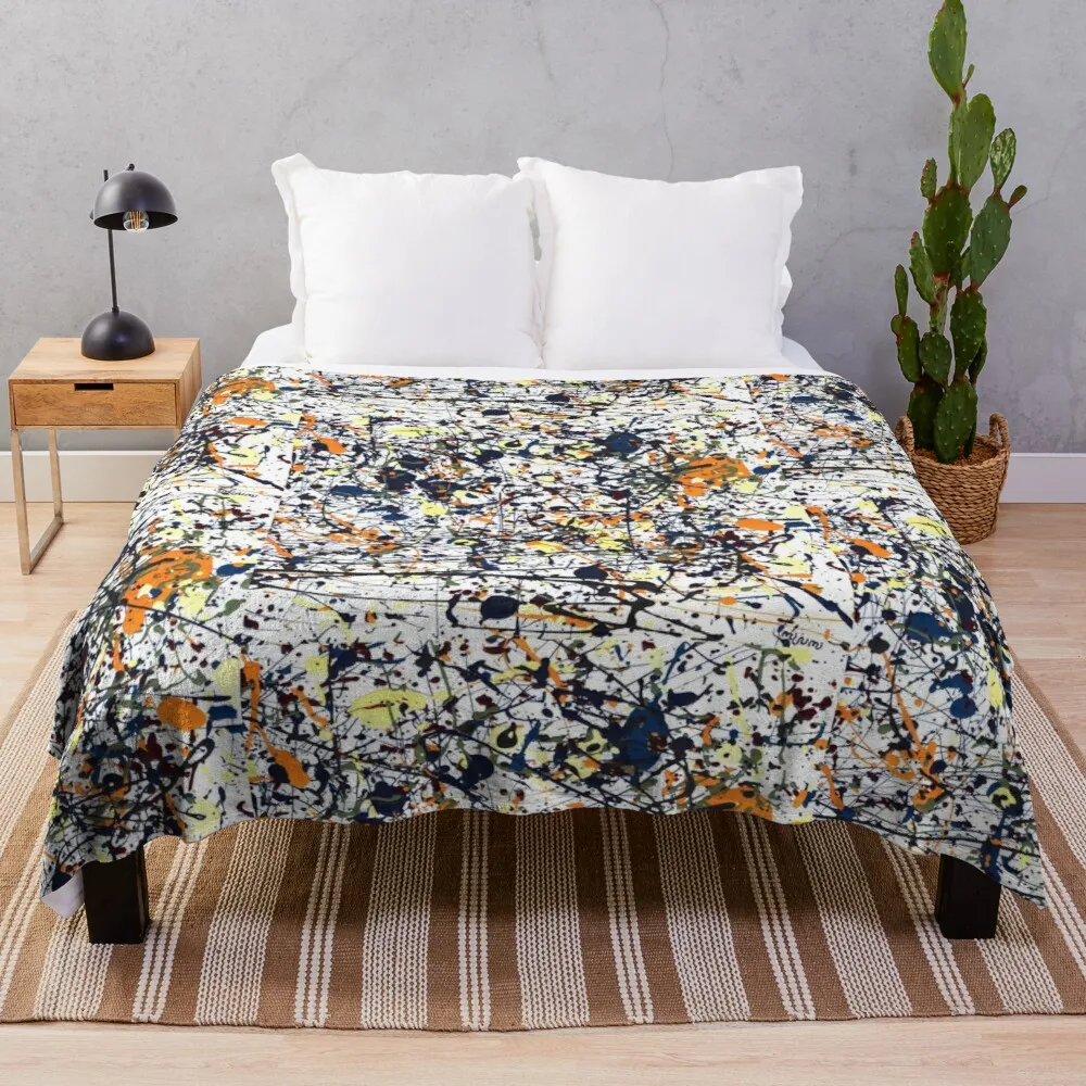 Mijumi Pollock Coperta Da Tiro Ultra-Morbida In Micro Pile Coperta Di Design Di Lusso Doppia Coperta Estiva