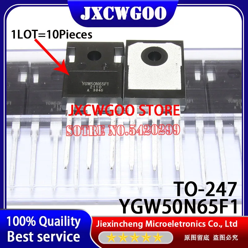 

Новый оригинальный YGW50N65F1 YGW50N65 50N65 TO-247 50A650V IGBT 10 шт./партия