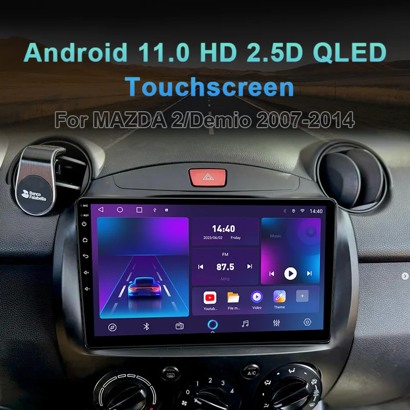 MAMSM 2007-2014 for MAZDA 2/Demio Autoradio Multimedia Player