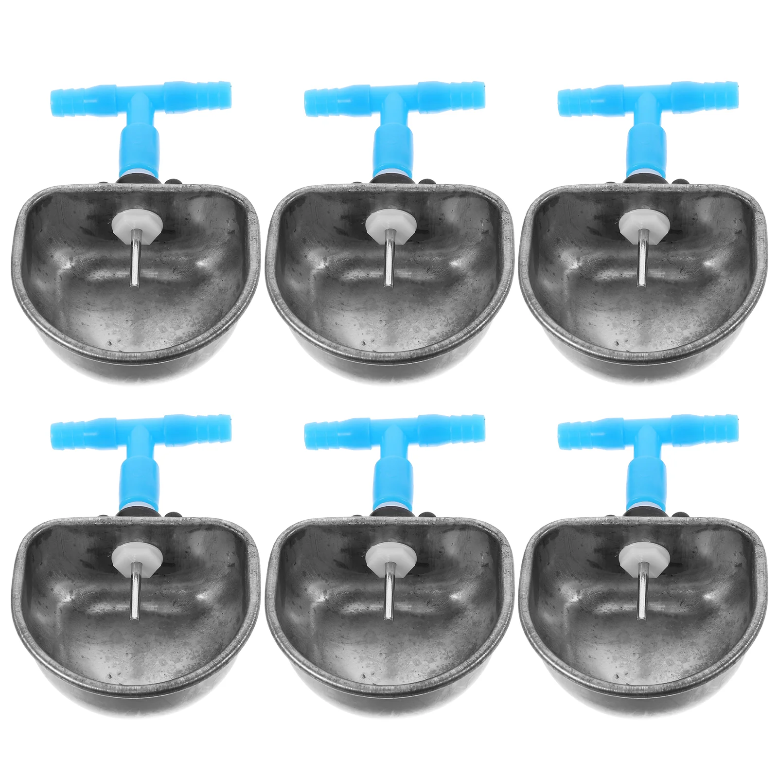 

6Pcs Rabbit Metal Water Rabbit Feeding Bowls Rabbit Water Feeders Small Water Dispensers