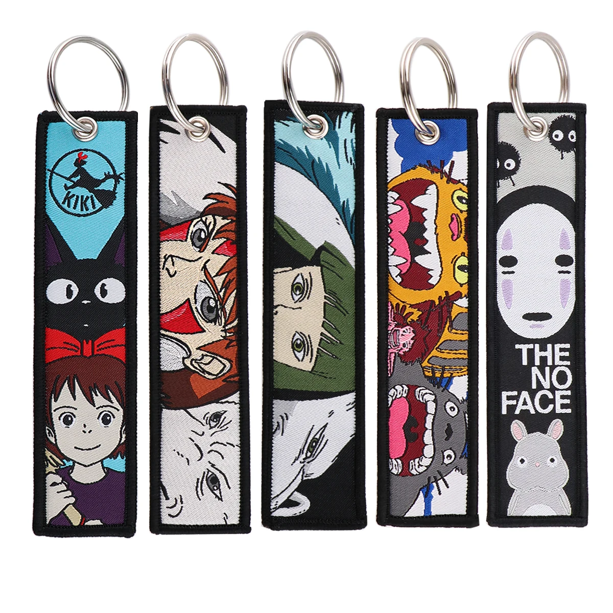 

Anime Spirited Away Key Tag Totoro Keychain for Car Motorcycles Keys Keyring Men Women Holder Fashion Jewelry Accessories Gifts