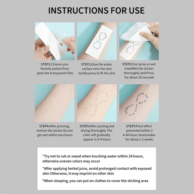 Compass and Mountains Waterproof Temporary Tattoo, Long-Lasting, Realistic Fake Tattoo for Men and Women 6
