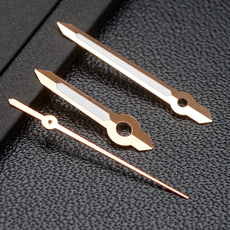 Elegant Silver, Gold, and Rose Gold Watch Hands - Premium Pointer Spare Parts
