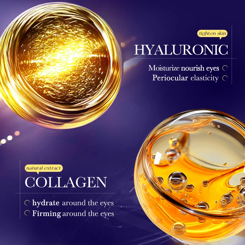 5/10pairs SADOER Grape Seed Hydrogel  Eye Mask Anti Dark Circles Removal Eyes Bags anti-aging Hydrating Seaweed Patches